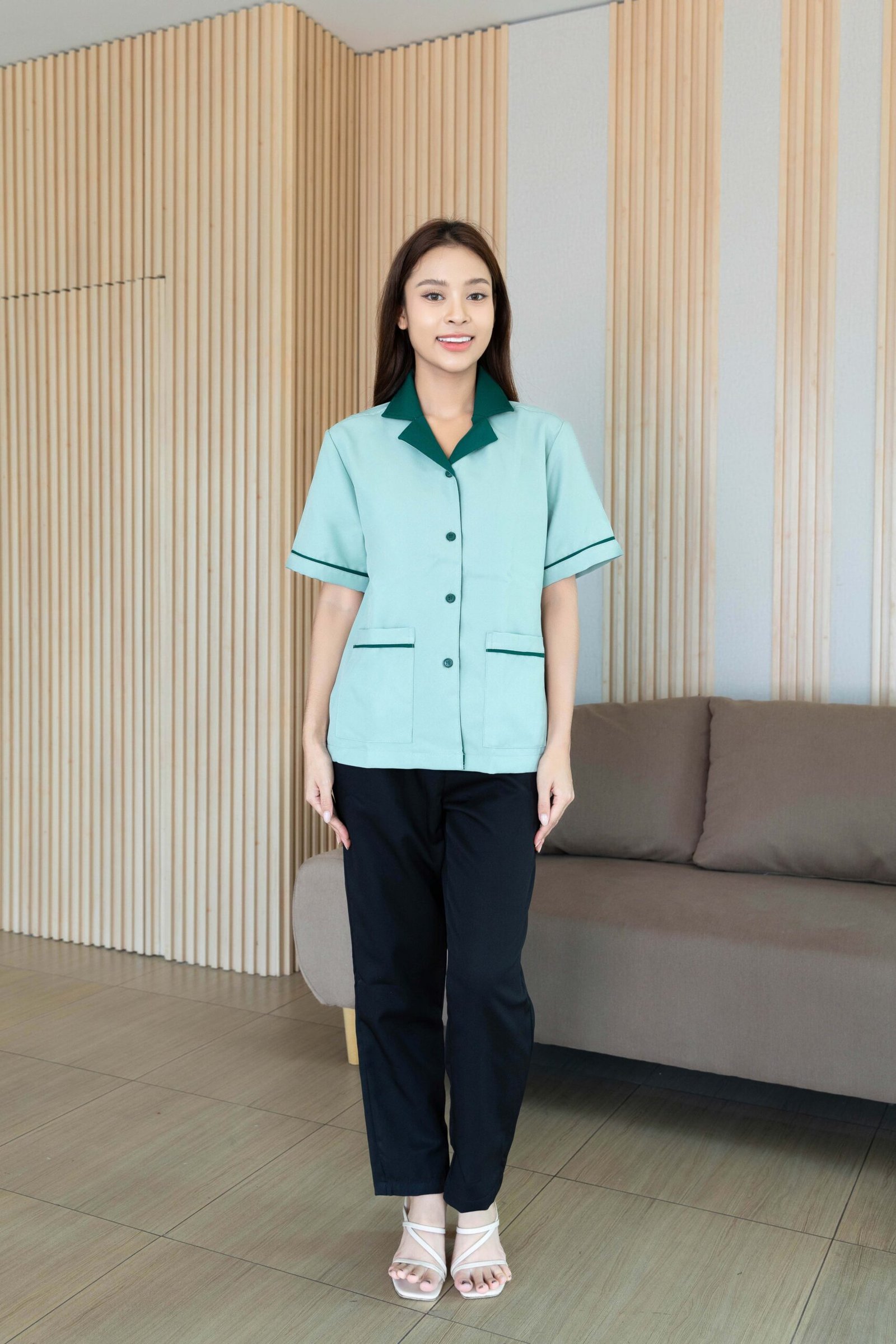 เสื้อแม่บ้านคอปกฮาวาย - Image 4
