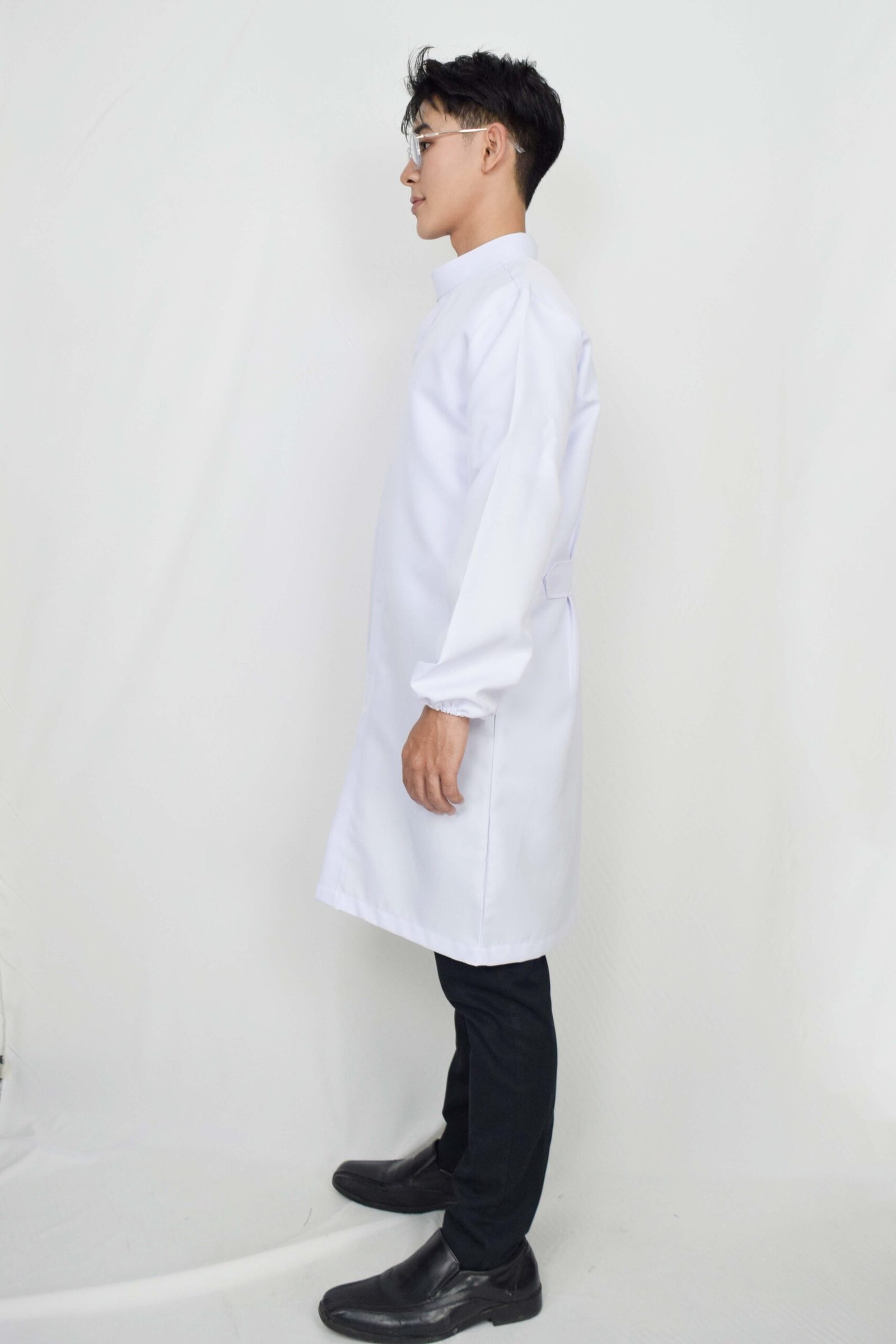 เสื้อกาวน์คอจีน แขนยาว ตัวยาว - Image 6
