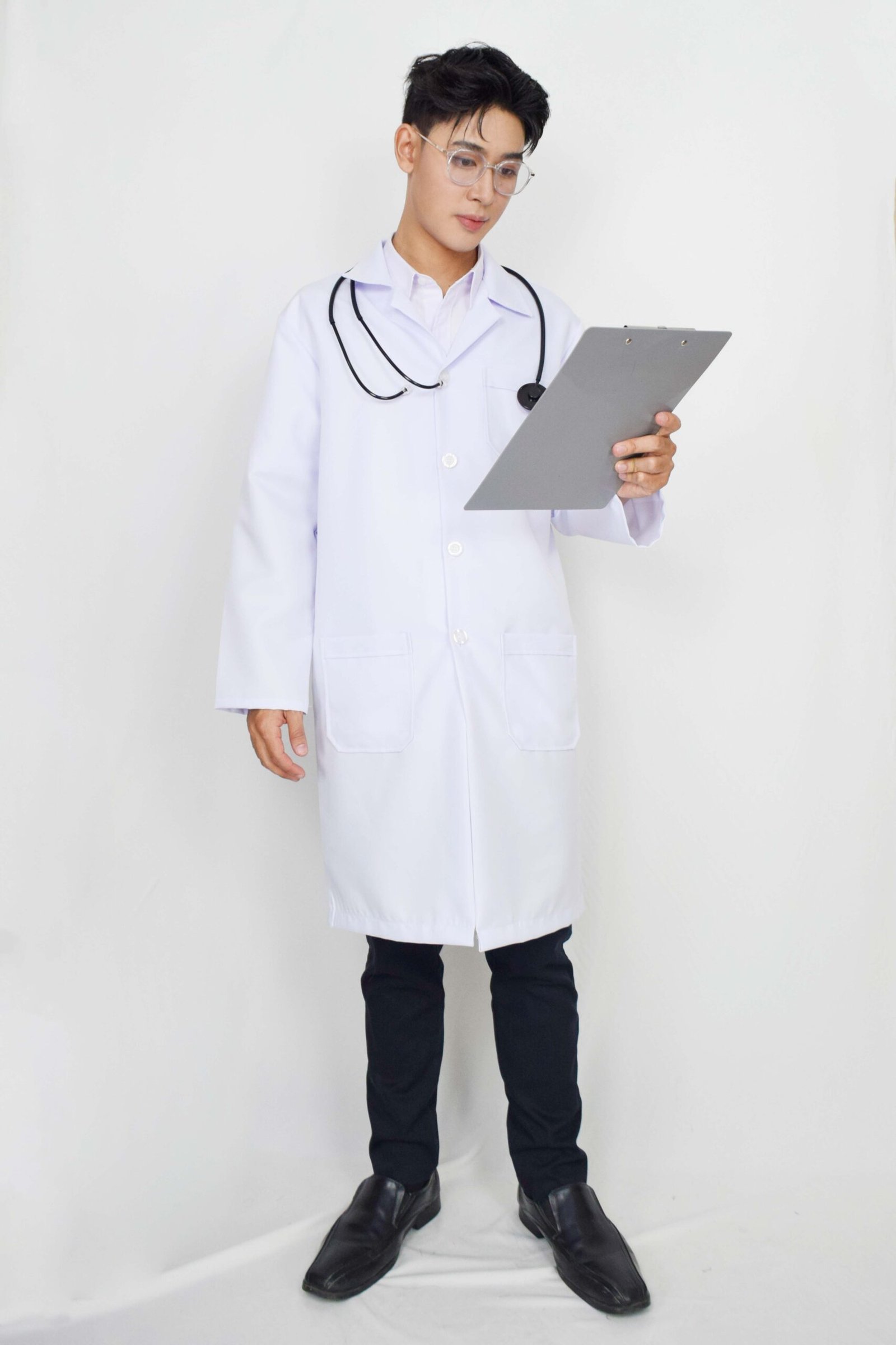 เสื้อกาวน์คอฮาวาย แขนสั้น ตัวยาว - Image 5