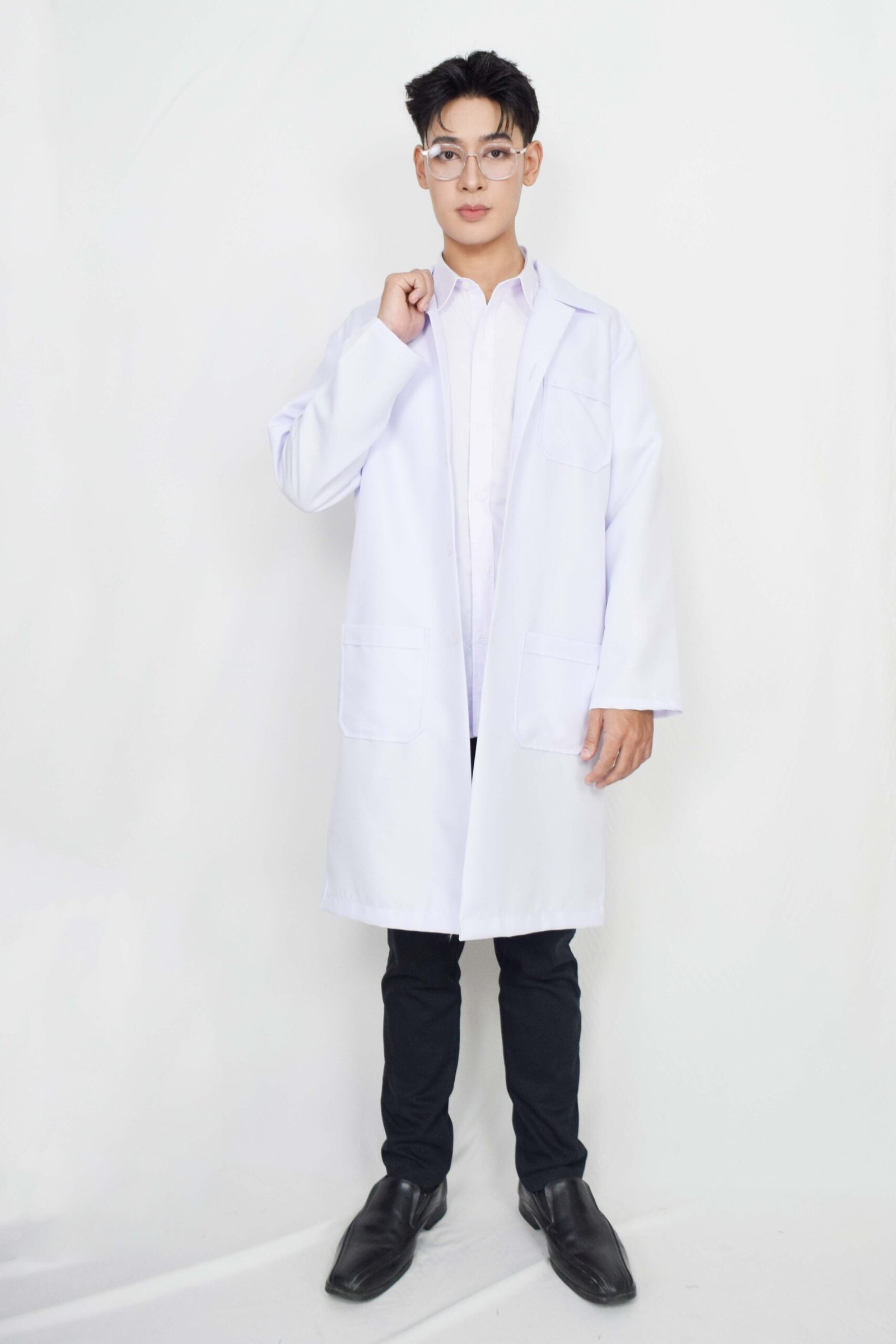 เสื้อกาวน์คอฮาวาย แขนสั้น ตัวยาว - Image 8