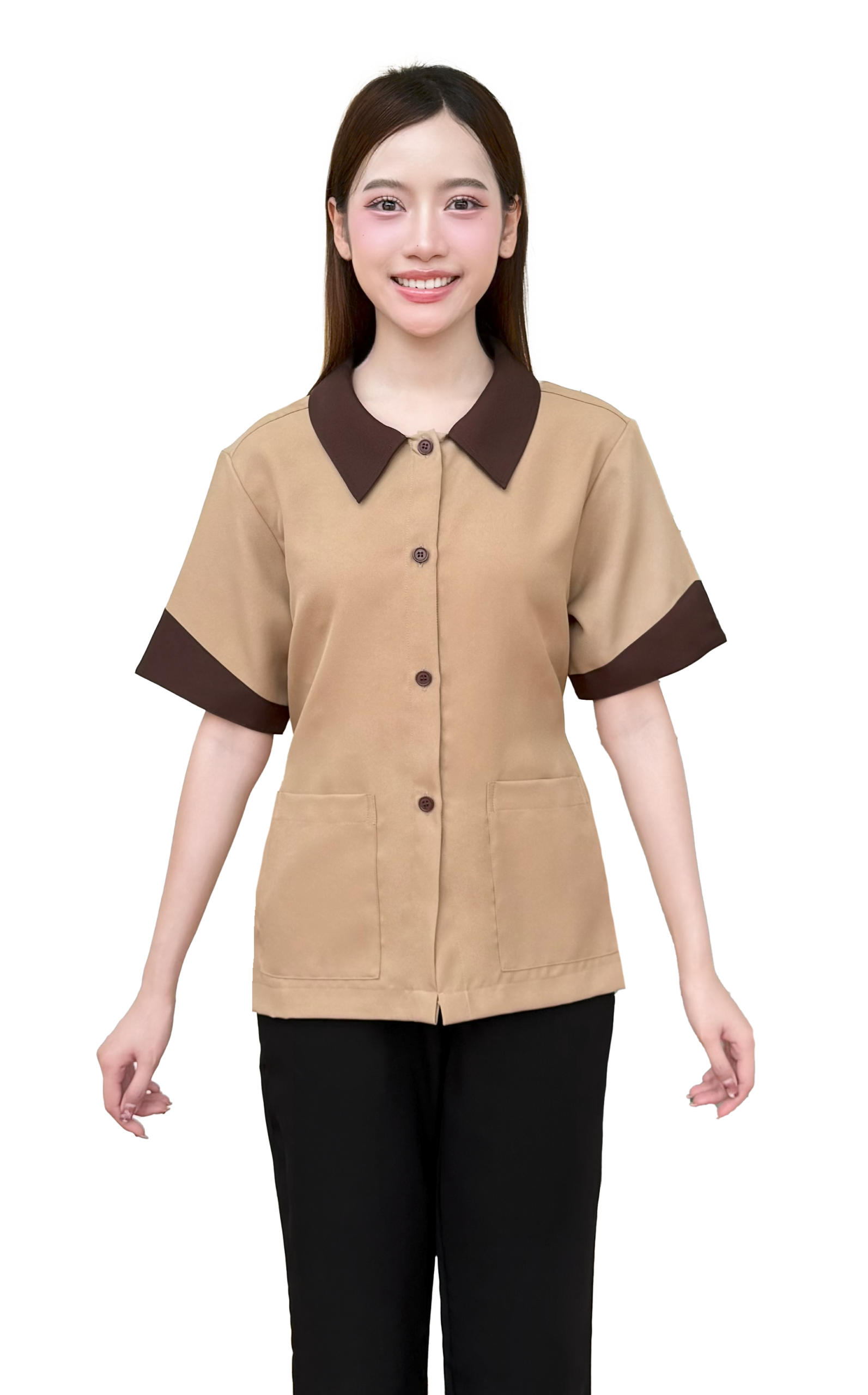 เสื้อแม่บ้านคอบัวแหลม - Image 13