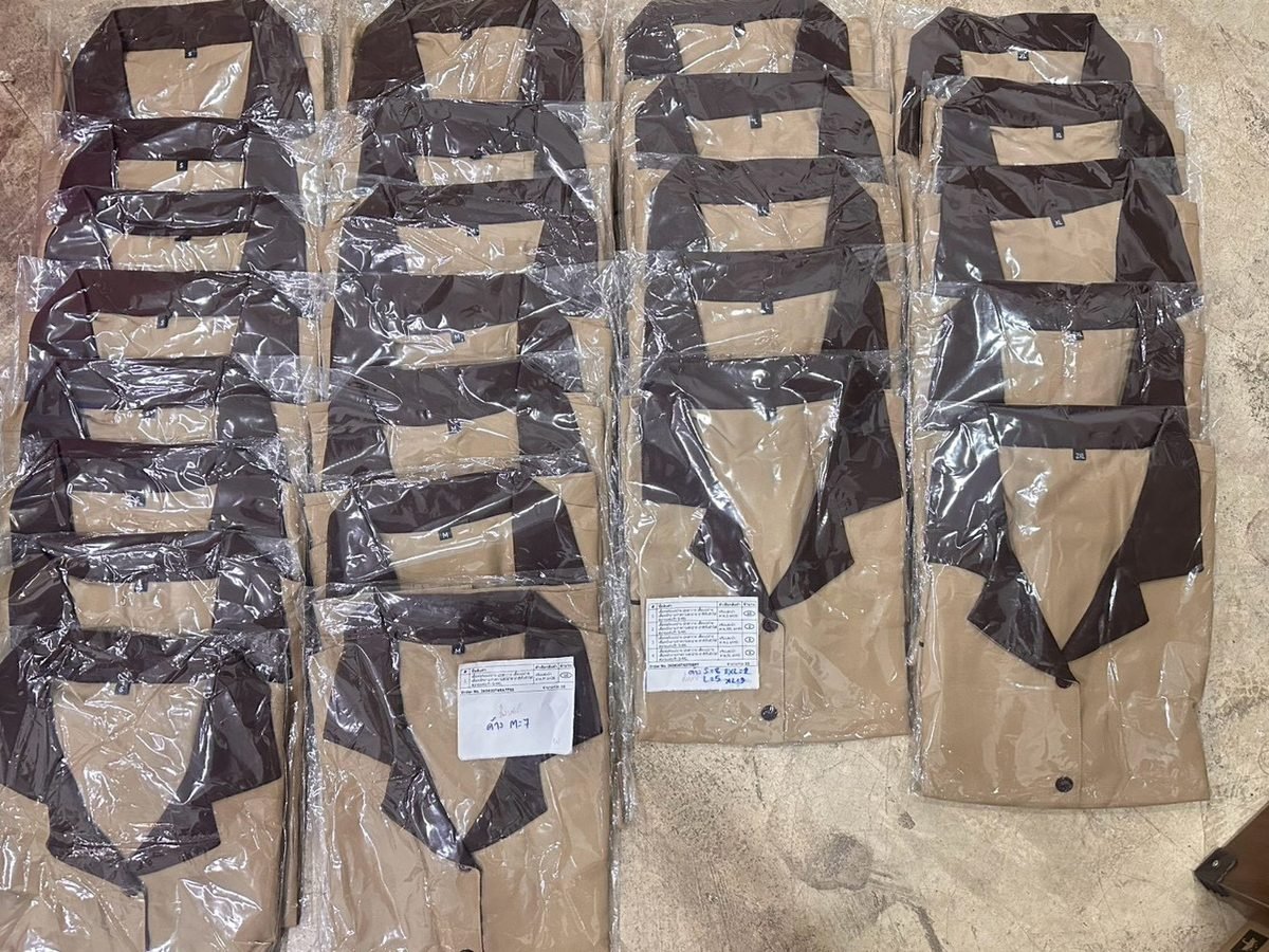 งานทั้งล็อตแยกไซซ์ S ถึง 2XL พร้อมส่ง — The Bow Uniform