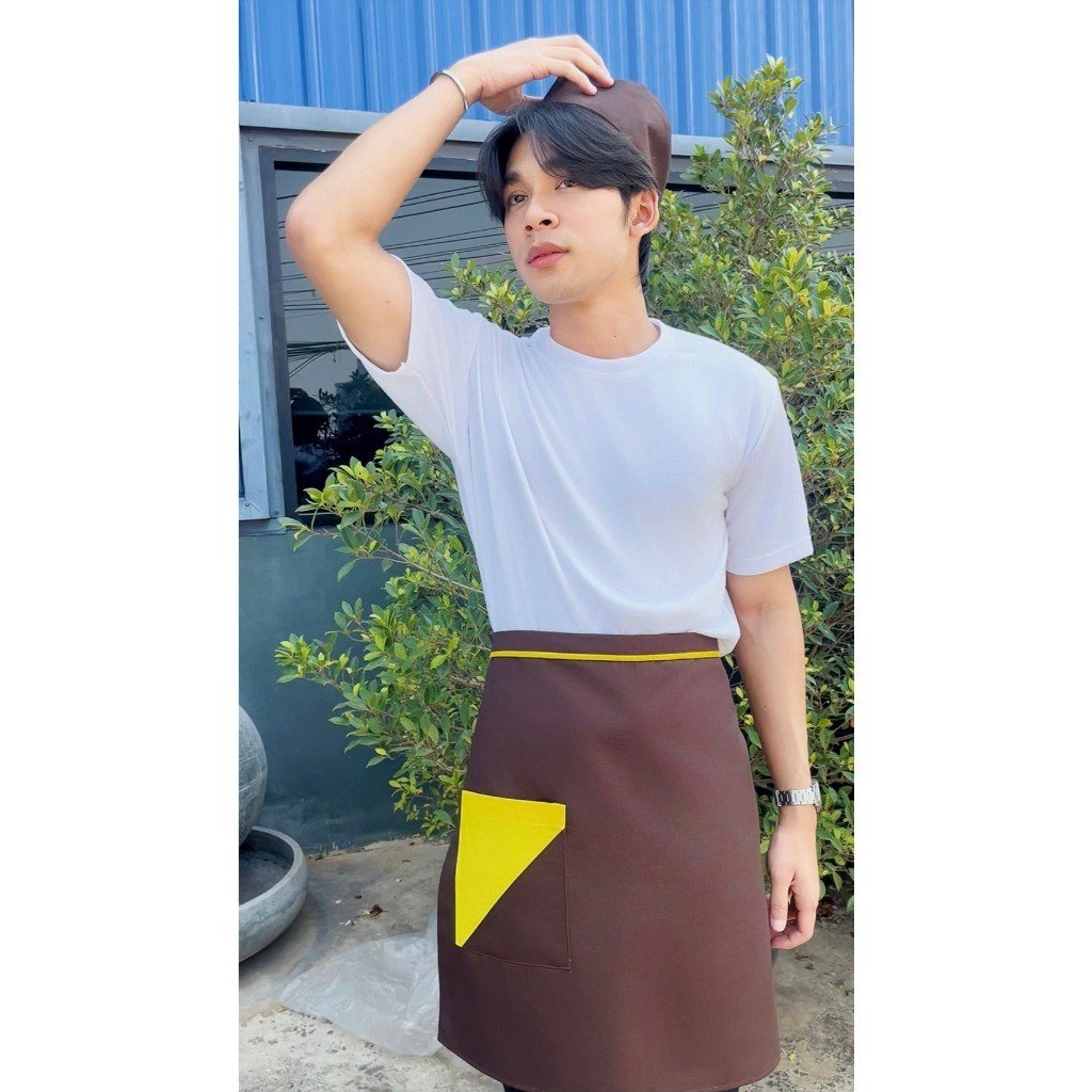 ชุดเซ็ตผ้ากันเปื้อน พร้อมหมวกเชฟ - Image 2